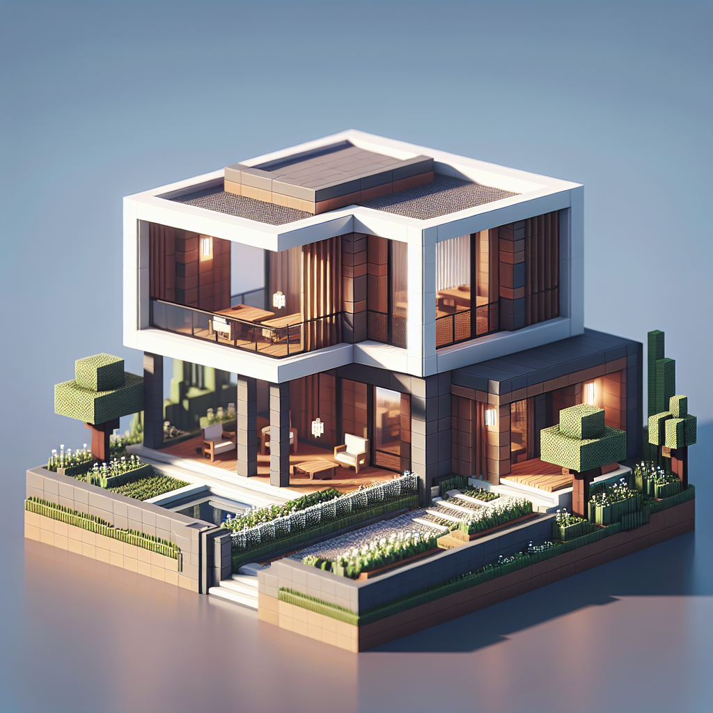 Mastering the Art of Simplicity: Design a Modern Simple Minecraft House