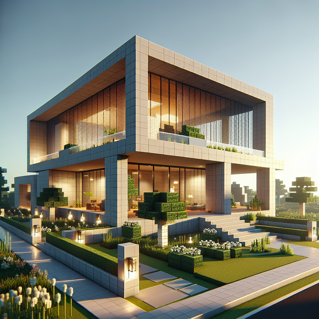 Designing a Stunning Modern House in Minecraft: A Step-by-Step Guide
